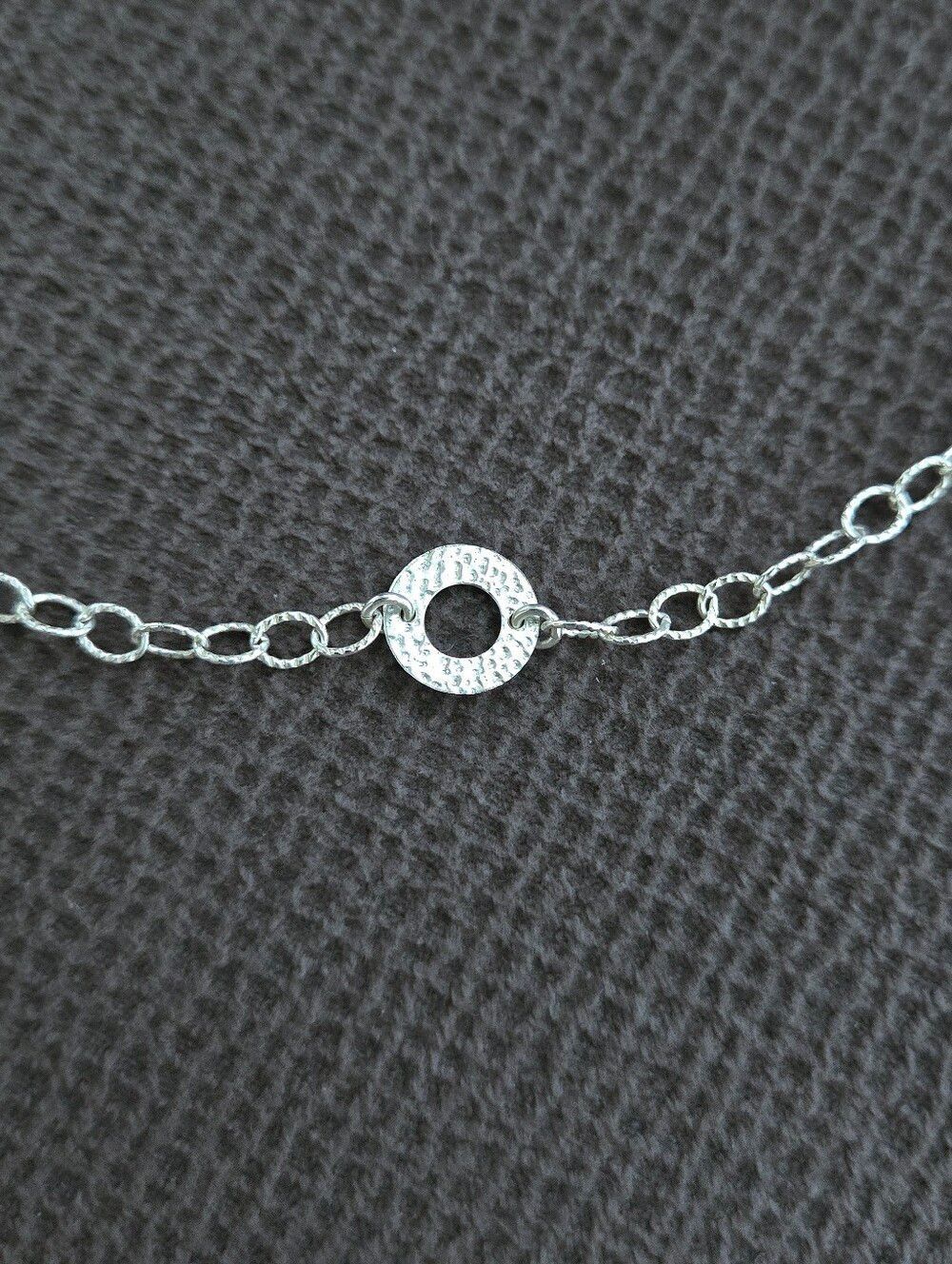 Silver🤍 Stationary Open Circles⭕️ Necklace - NWOT - Picture 11 of 15